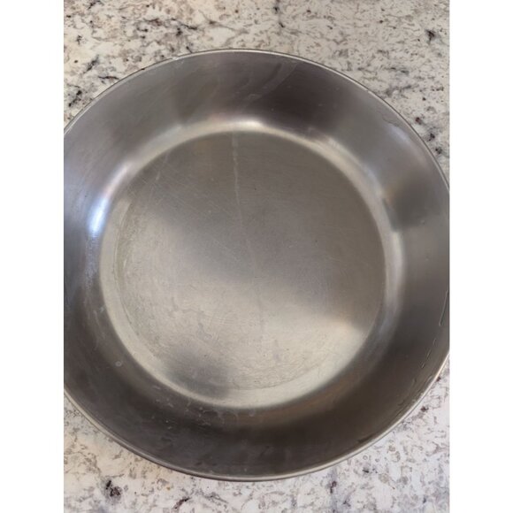 Revere 9" Stainless Steel & Copper Frying Pan With Black Handle Clinton 80 - Picture 4 of 7